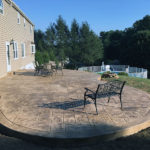 Stamped Concrete Patio in Thornton, PA