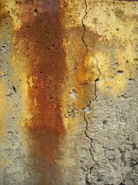 concrete rust stain