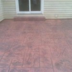 stamped patio